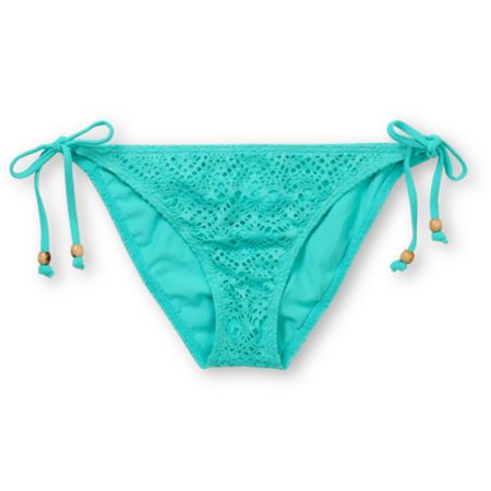 Reef Easy Breezy Crochet Turquoise Bikini Bottom