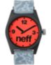 Neff Daily Krinkle Grey & Red Analog Watch 