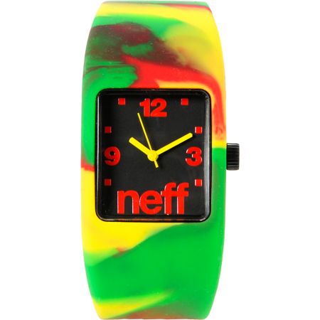 Neff Bandit Rasta Swirl Wristband Analog Watch