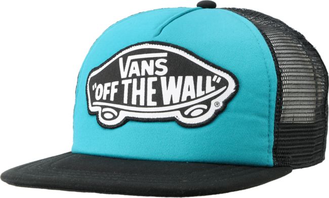 Vans Beach Girl Turquoise & Black Snapback Trucker Hat