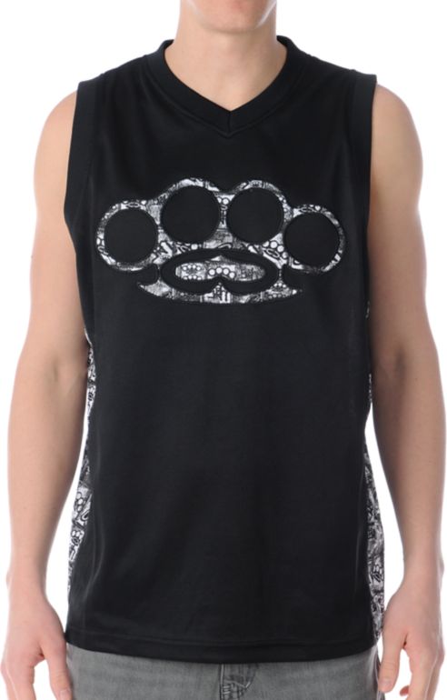 SRH Spade Brass Knuckle Black Tank Top Jersey