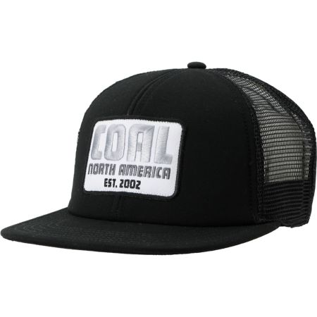 Coal Nelson Black Trucker Snapback Hat