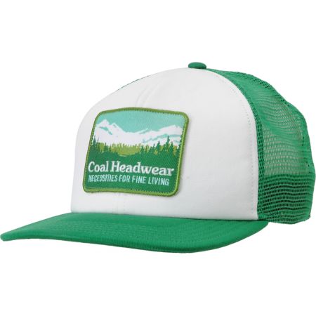 Coal Hauler Green Trucker Snapback Hat