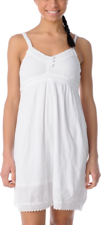 ONeill Honalula White Gauze Dress