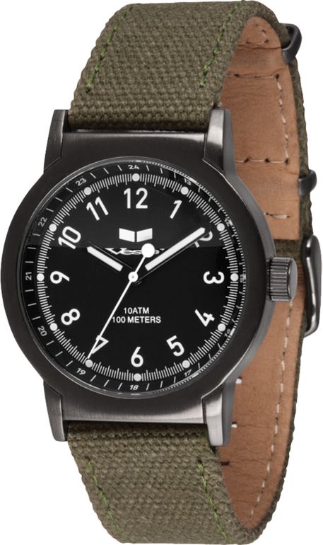 Vestal Alpha Bravo Army Canvas & Gun Men's Watch at Zumiez : PDP