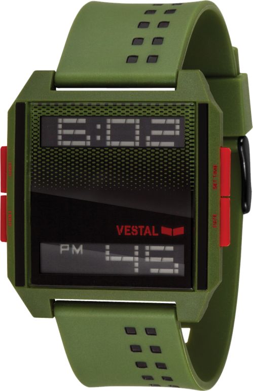 Vestal Digichord Army Green Guys Digital Watch
