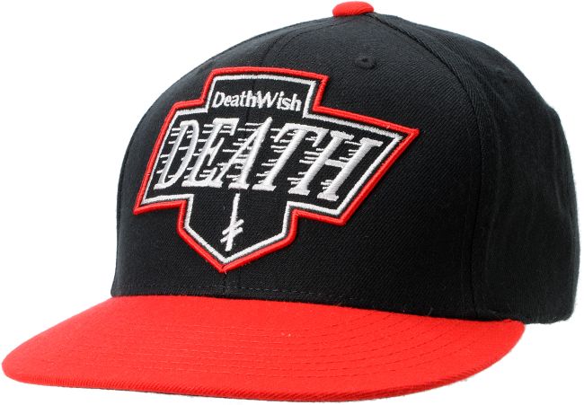 Deathwish Death Kings Black & Red Snapback Hat
