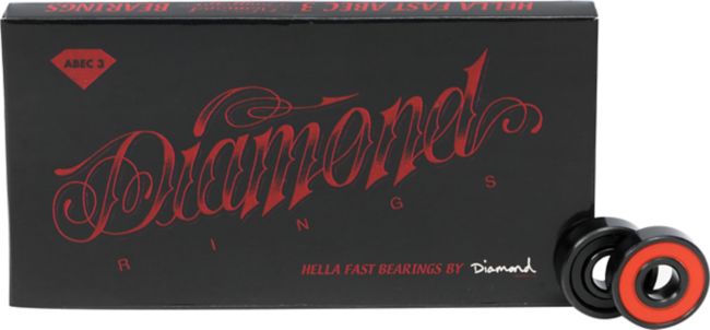 Diamond Supply Diamond Rings Abec 3 Skateboard Bearings