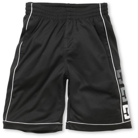 DC Overtime Boys Black Mesh Shorts