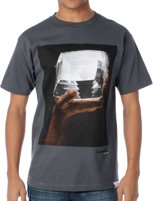 Diamond Supply Almighty Diamond Grey Tee Shirt