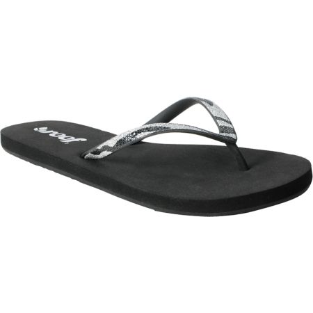 Reef Stargazer Black Zebra Sparkle Sandals