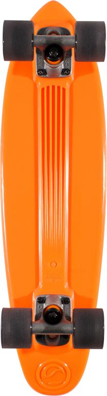 Gold Coast Whiz Orange 6.5" x 24" Complete Cruiser Board