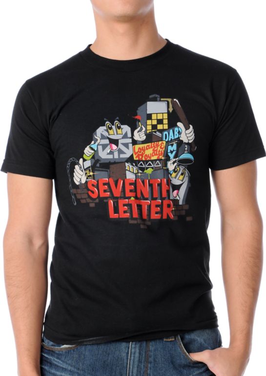The Seventh Letter Bads & Mylat Black Tee Shirt