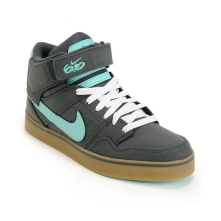 Nike 6.0 Mogan Mid 2 SE Anthracite & Tropical Twist Skate Shoe