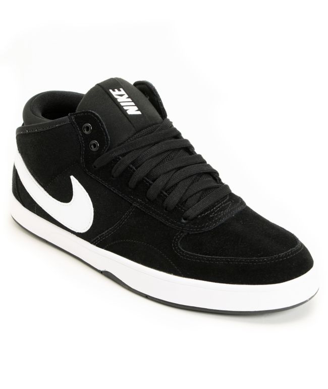 Nike 6.0 Mavrk Mid 3 Black & White Shoe