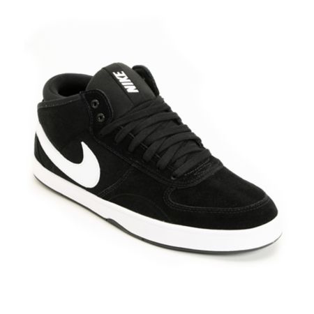 Nike 6.0 Mavrk Mid 3 Black & White Shoe