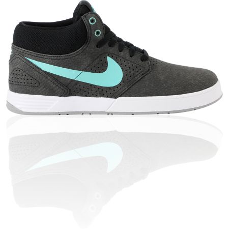 Nike SB P-Rod 5 Mid Lunarlon Black & Mint Skate Shoe 