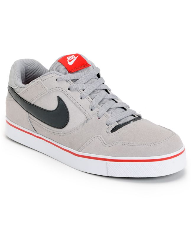 Nike SB P-Rod 2.5 Silver, Black & Anthracite Suede Skate Shoe