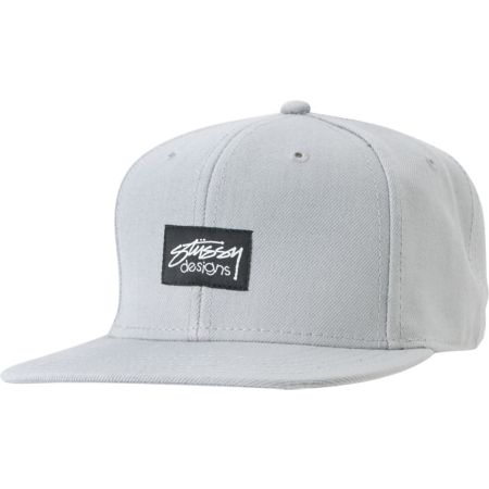 Stussy Outfitter Grey Snapback Hat 