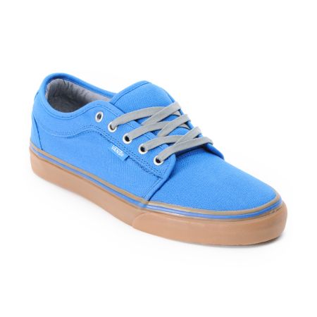 Vans Chukka Low Blue Canvas & Gum Shoe