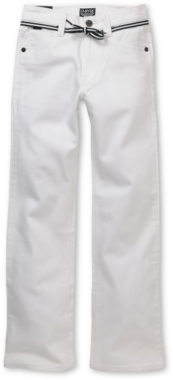 Empyre Boys Skeletor White Slim Jeans