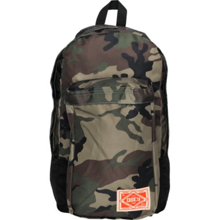 Obey Commuter Camo & Black Backpack