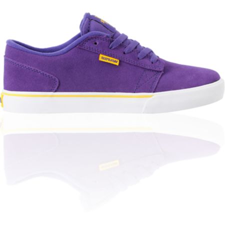 Supra Amigo Keelan Purple Suede Skate Shoe