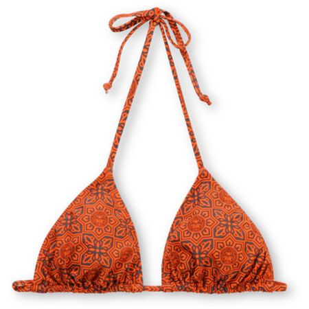 Obey Venice Orange Spice Triangle Bikini Top