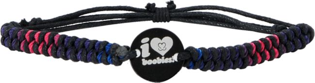 Keep A Breast Foundation Black Braided Bracelet