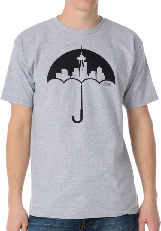 Casual Industrees Umbrella Grey Tee Shirt