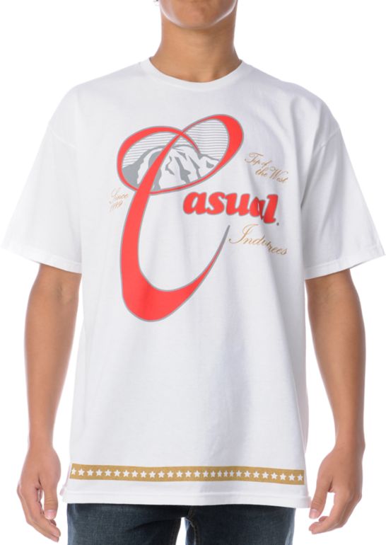 Casual Industrees Bring Back Rainier White Tee Shirt