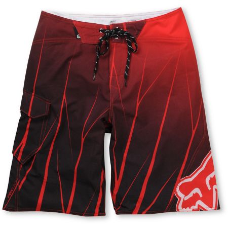 Fox Future 21" Red Board Shorts