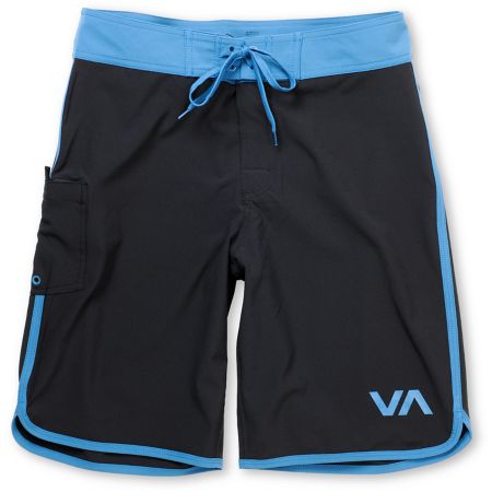RVCA Eastern 21 Black & Blue Board Shorts