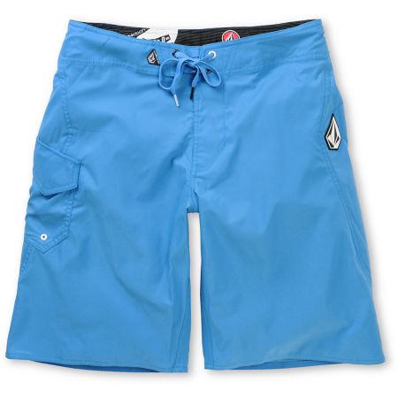 Volcom Maguro Solid Blue 21.5" Board Shorts