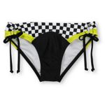 Fox Dirt Vixen Black & White Keyhole Side Tie Bikini Bottom