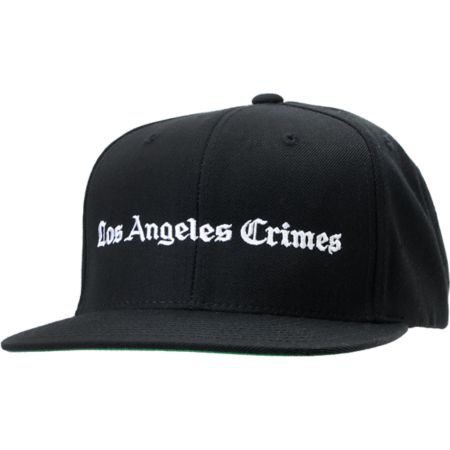 Akomplice LA Crimes Black Snapback Hat 