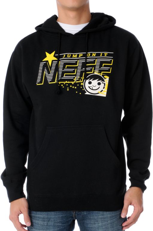 Neff Jump On It Black Pullover Hoodie