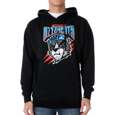 Neff Alleycatz Black Pullover Hoodie