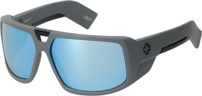 Spy Sunglasses Touring Matte Grey & Blue Spectra Sunglasses