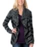 Element Girls Lariat Black & Grey Knit Cardigan Sweater