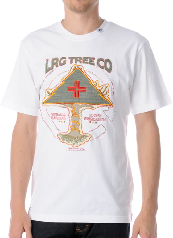 LRG Big Youth White Tee Shirt