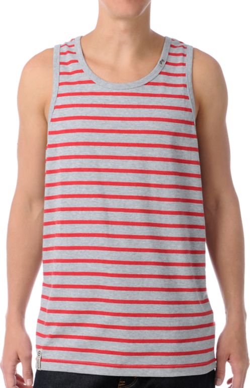 LRG CC Stripe Heather Grey Tank Top