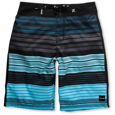 Hurley Sets Cyan Blue Stripe 22 Board Shorts