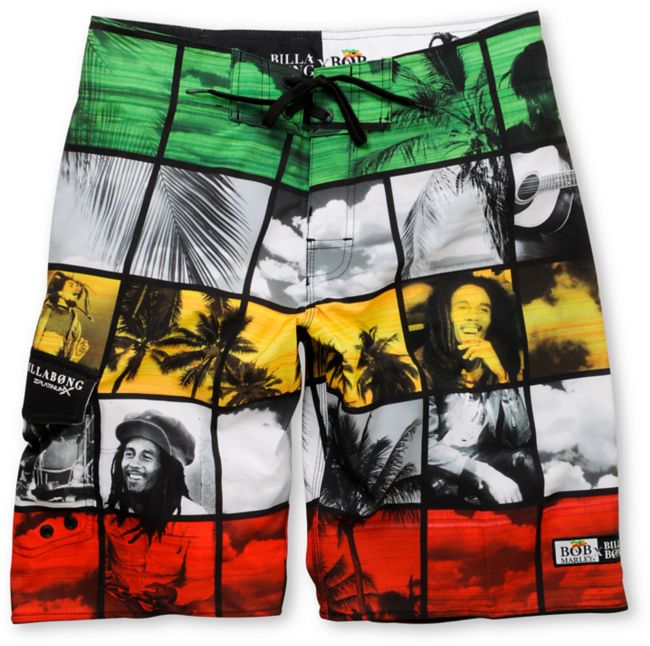 Billabong x Bob Marley Simmer Down Rasta 21" Board Shorts