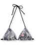 Metal Mulisha Layla Shirred Lace Triangle Bikini Top