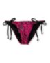Metal Mulisha Trials Shirred Pink Tie Side Bikini Bottom