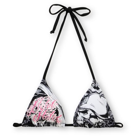 Metal Mulisha Demolition Skull Triangle Bikini Top