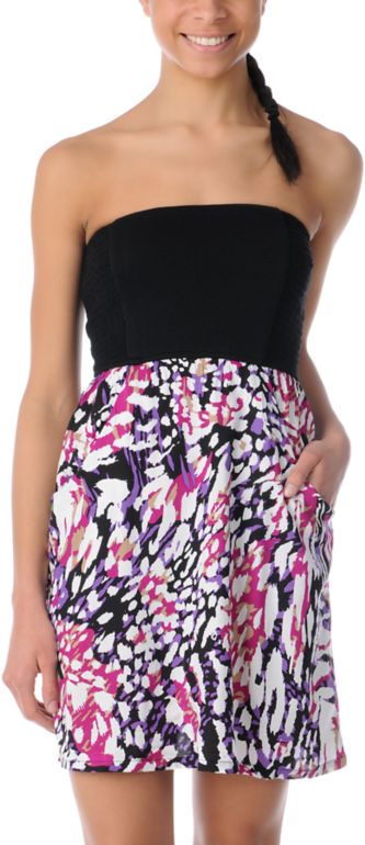STS Blue Leopards Den Edge Tube Dress