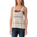 Empyre GIrl Janis Cream Crochet Tank Top