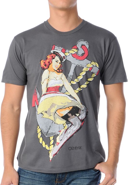 Empyre Shore Leave Charcoal Tee Shirt